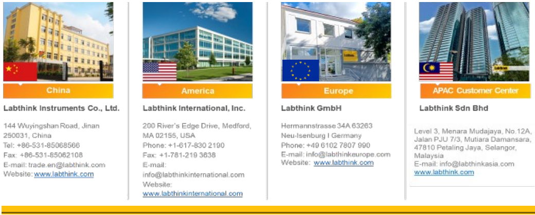Labthink contact us